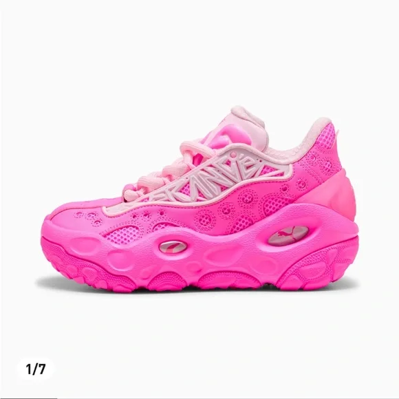 Puma X La France’ Men’s Poison Pink Athletic Shoes size 6 new with box